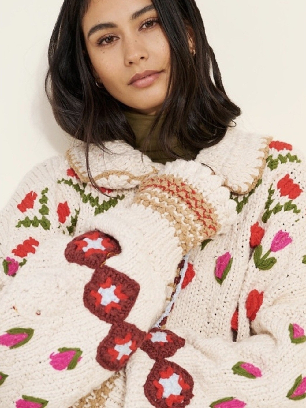 Free People Rosebud Cardi M - Picture 3 of 7